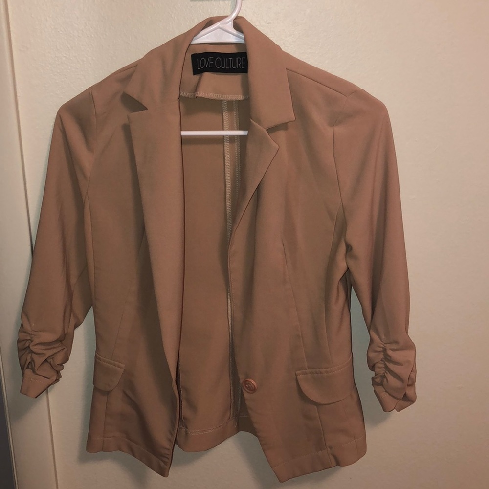 Tan blazer